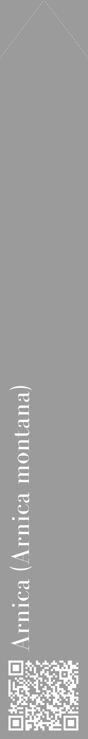 Étiquette de : Arnica montana - format c - style blanche52_simple_simplebod avec qrcode et comestibilité - position verticale