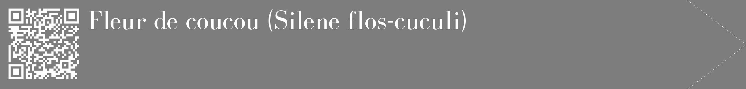 Étiquette de : Silene flos-cuculi - format c - style blanche35_simple_simplebod avec qrcode et comestibilité