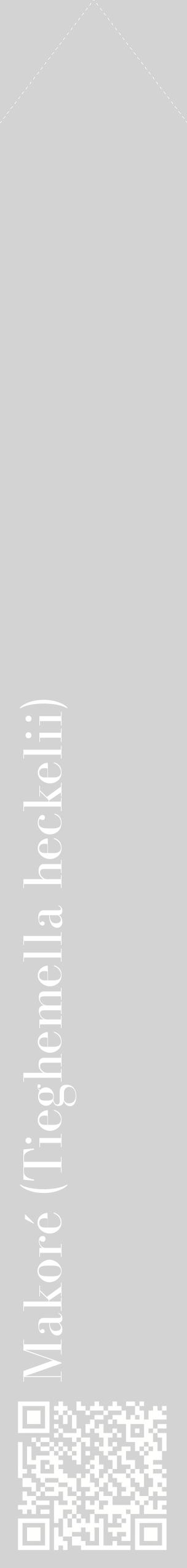 Étiquette de : Tieghemella heckelii - format c - style blanche56_simplebod avec qrcode et comestibilité