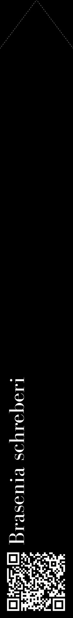 Étiquette de : Brasenia schreberi - format c - style blanche59_simplebod avec qrcode et comestibilité