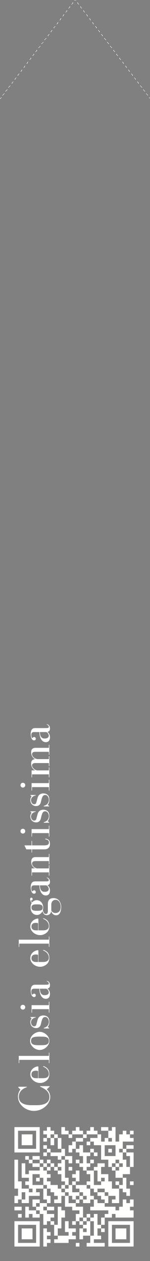 Étiquette de : Celosia elegantissima - format c - style blanche57_simplebod avec qrcode et comestibilité