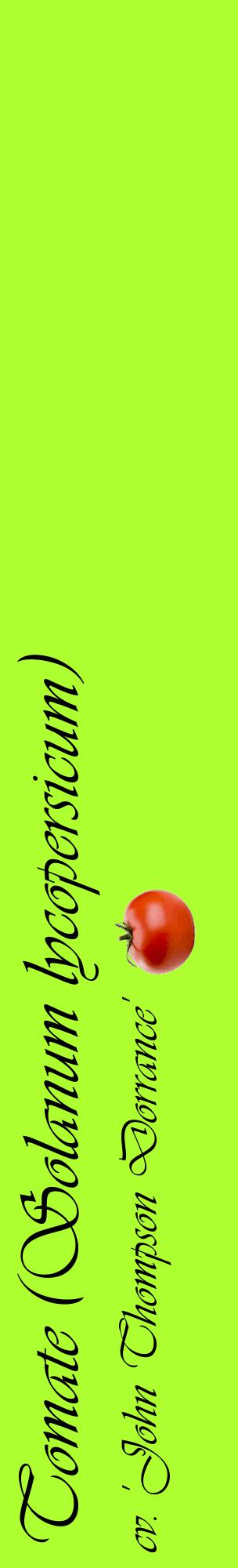 Étiquette de : Solanum lycopersicum cv. 'John Thompson Dorrance' - format c - style noire17_basiqueviv avec comestibilité simplifiée