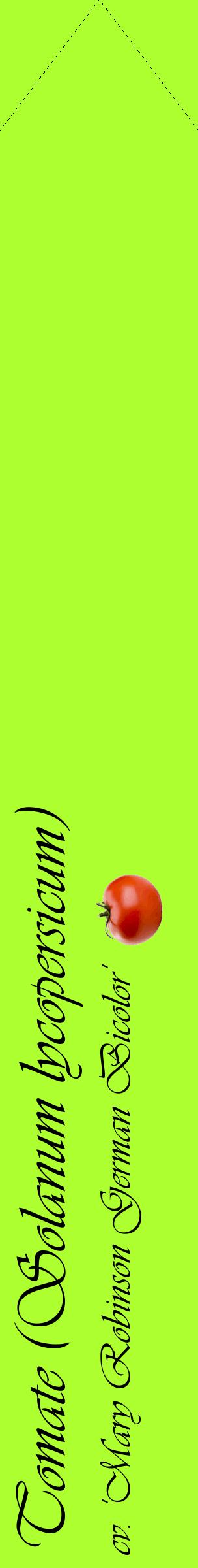 Étiquette de : Solanum lycopersicum cv. 'Mary Robinson German Bicolor' - format c - style noire17_simpleviv avec comestibilité simplifiée
