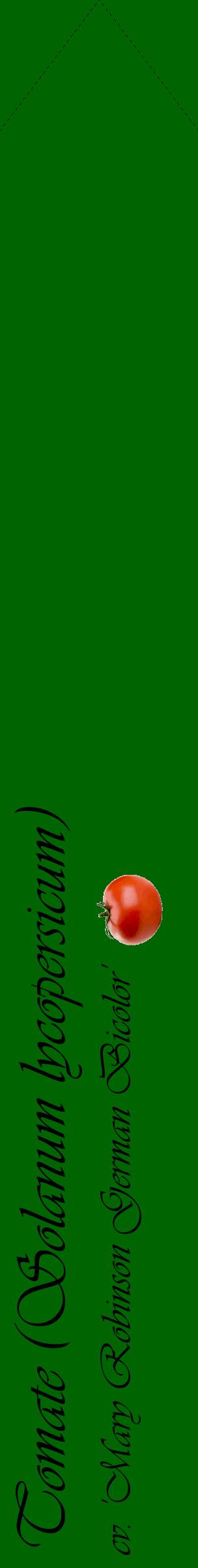 Étiquette de : Solanum lycopersicum cv. 'Mary Robinson German Bicolor' - format c - style noire8_simpleviv avec comestibilité simplifiée