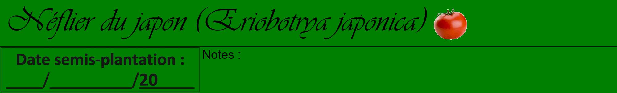 Étiquette de : Eriobotrya japonica - format a - style noire9basiqueviv avec comestibilité simplifiée