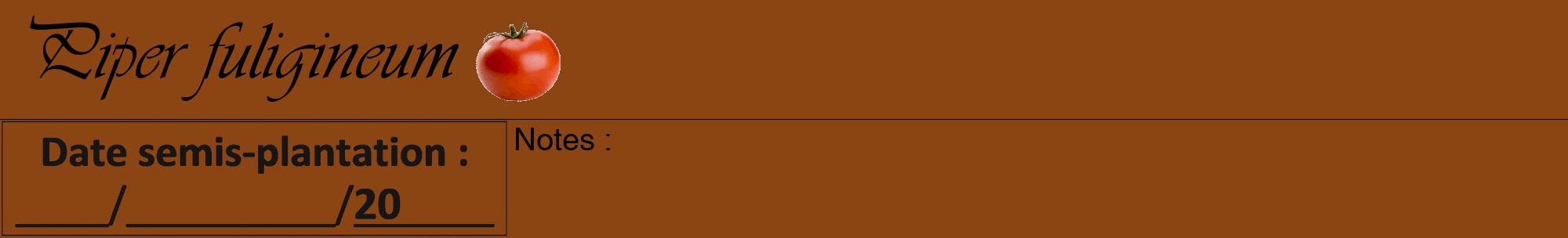 Étiquette de : Piper fuligineum - format a - style noire30viv avec comestibilité simplifiée
