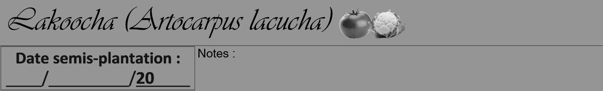 Étiquette de : Artocarpus lacucha - format a - style noire16viv avec comestibilité simplifiée