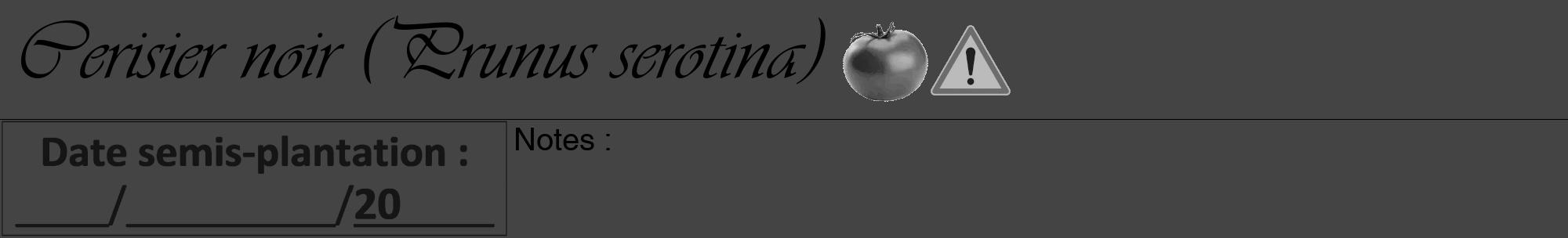 Étiquette de : Prunus serotina - format a - style noire48viv avec comestibilité simplifiée