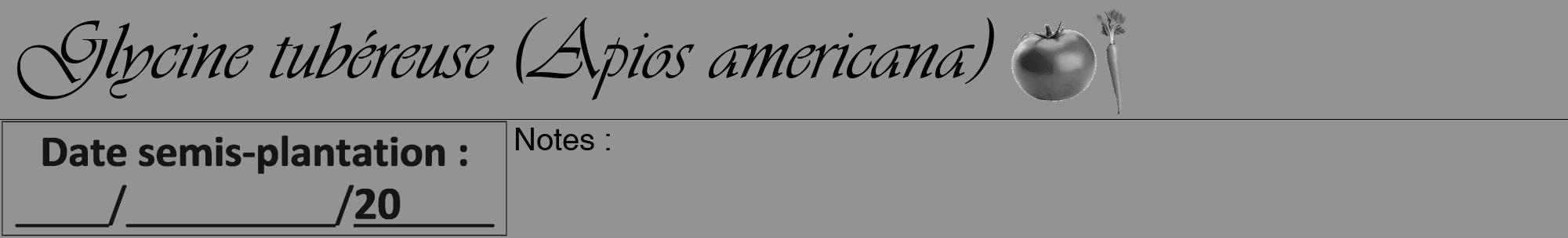 Étiquette de : Apios americana - format a - style noire44viv avec comestibilité simplifiée