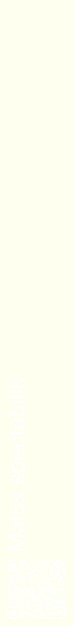 Étiquette de : Malus spectabilis - format c - style blanche19_simplehel avec qrcode et comestibilité